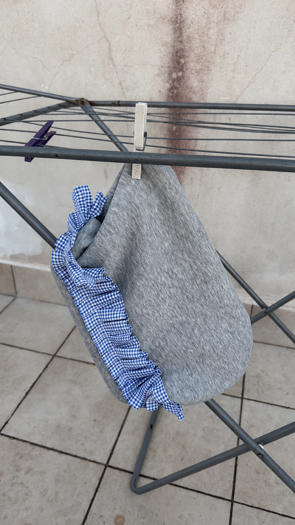 Puglia Blue Granny Clutch