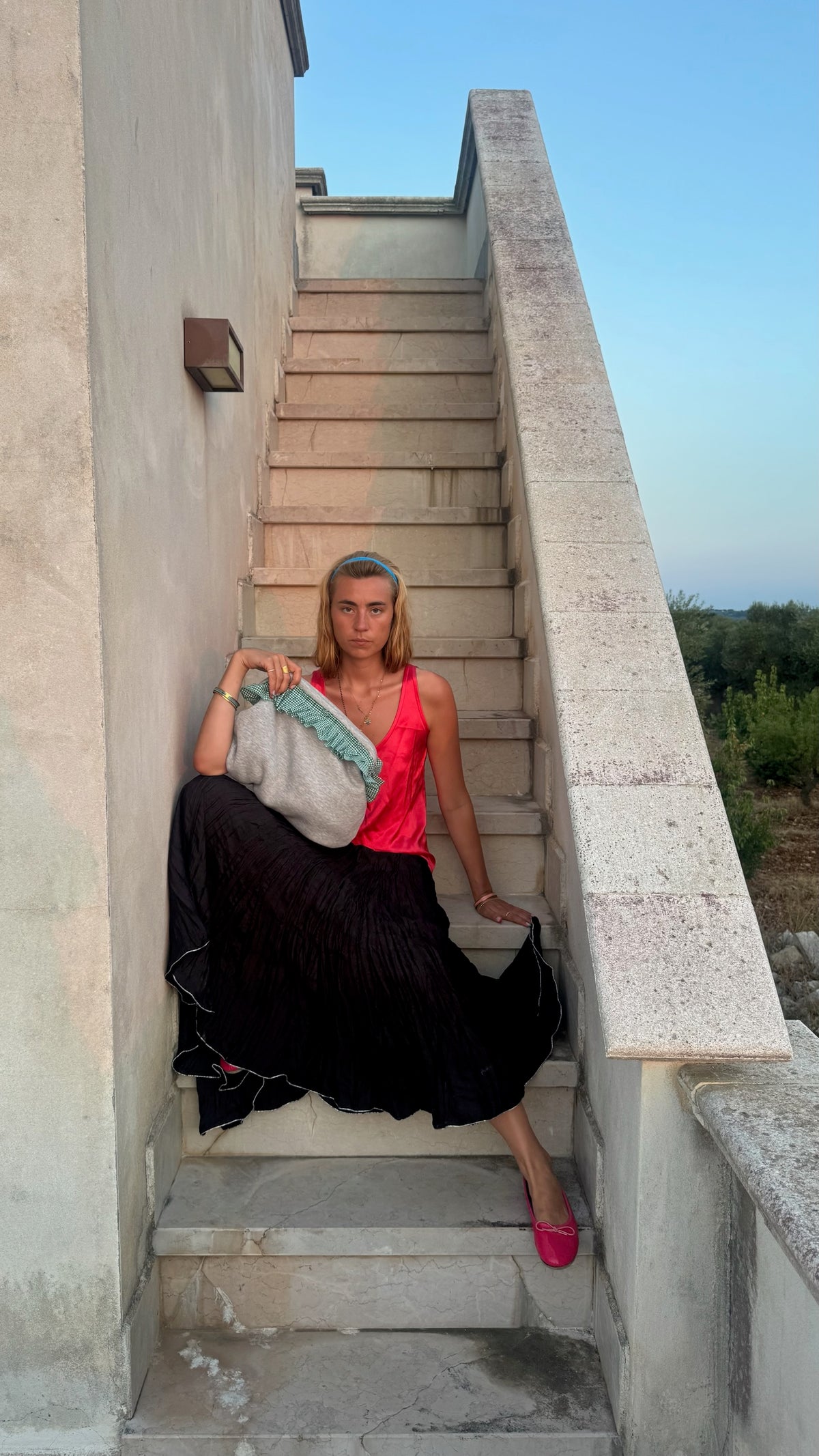 Puglia Granny Clutch in Green