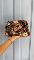 Big Flower Deadstock Granny Clutch