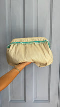 Big Rain Beige Deadstock Granny Clutch