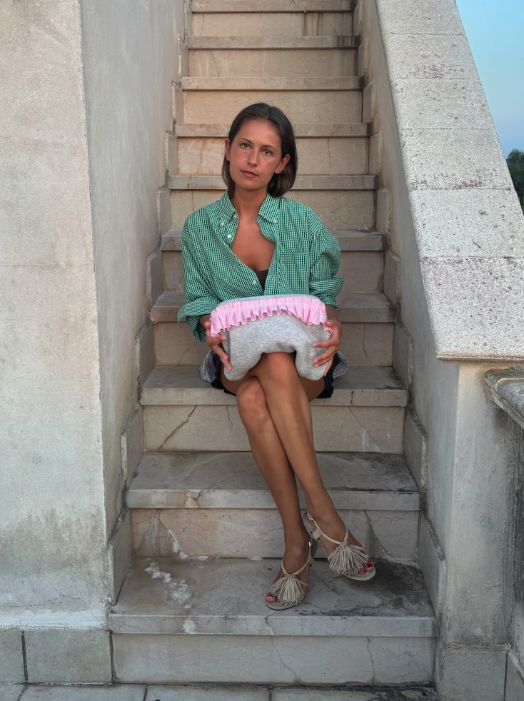 Puglia Pink Granny Clutch